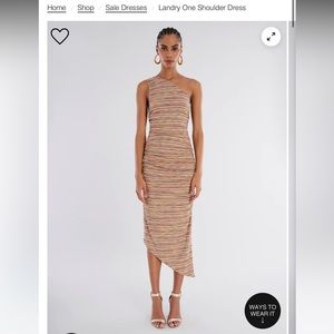 Landry One Shoulder Dress